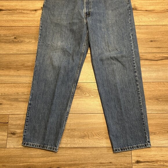 Men's Levis 550 Relaxed Fit Denim Jeans SZ 40x30 Blue Cotton VTG Red Tab - Picture 3 of 12
